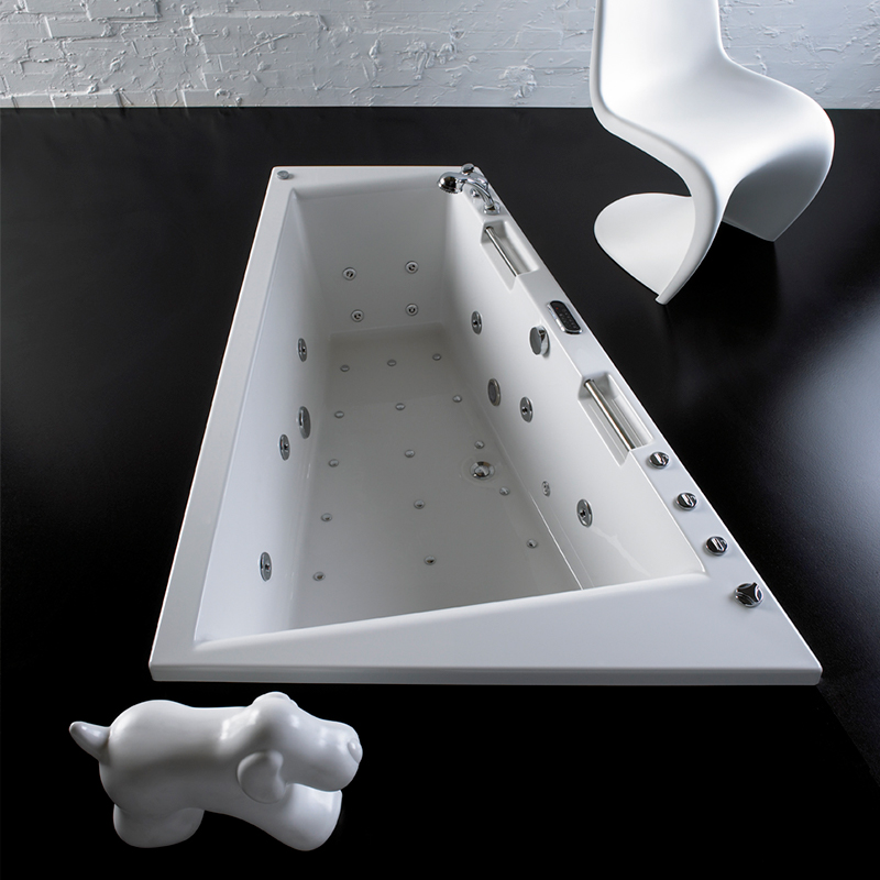 DenForm Opal, 180x130 cm, Stone-System, Eckmodell rechts