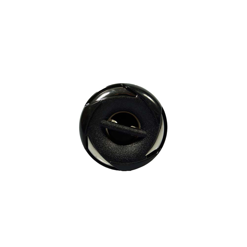 Rotierende Düse, Ø 57mm. Material: Metall, schwarzer Kunststoff