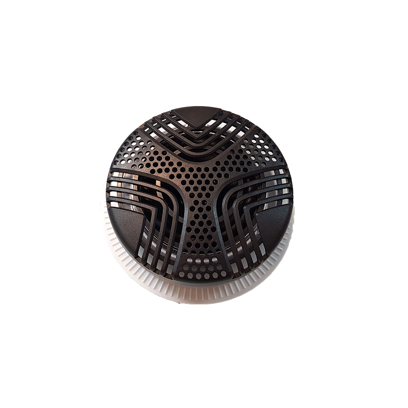 Fest verbauter Lautsprecher, rund, schwarz