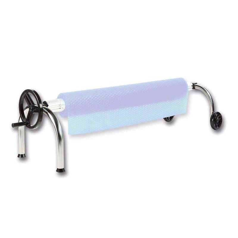 Aufrollstativ auf Rollen, ohne Aufrollerwelle