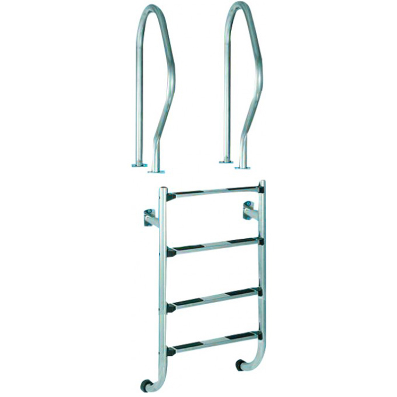 Leiter 2 geteilt 4 Stufen, salzwassergeeignet