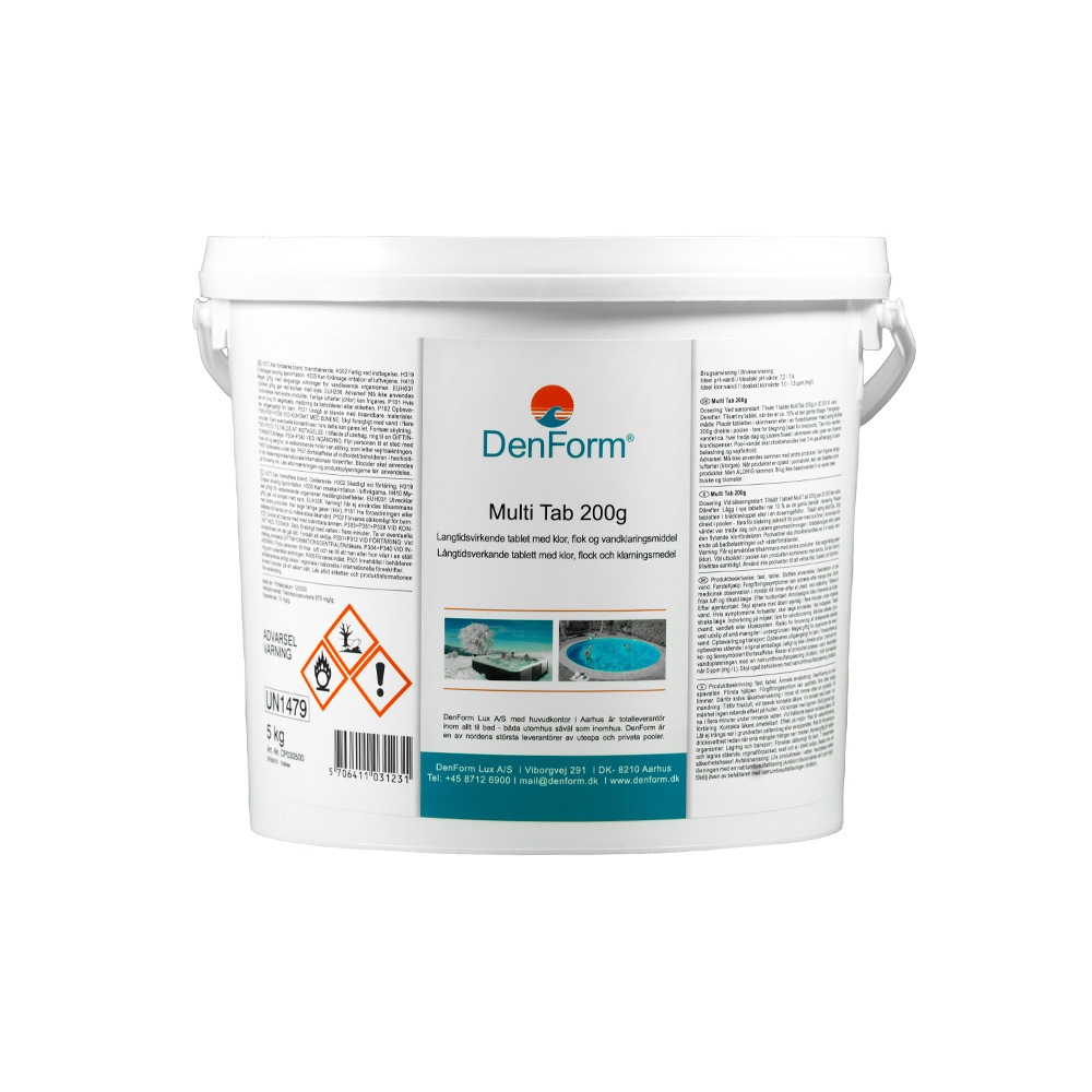 Chlor, Multitabs, 200g/Stück, 5 kg